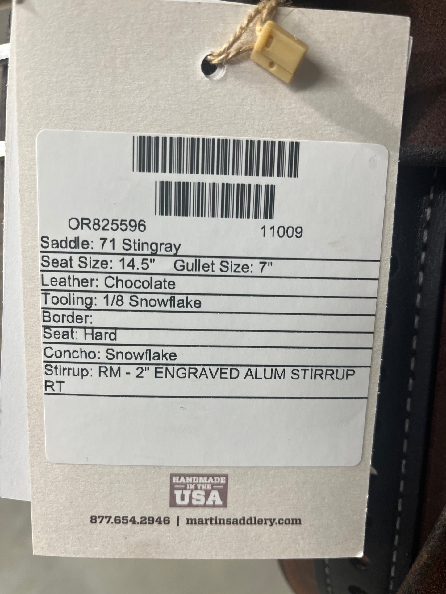 Martin Stingray 14.5" Barrel Saddle #11009