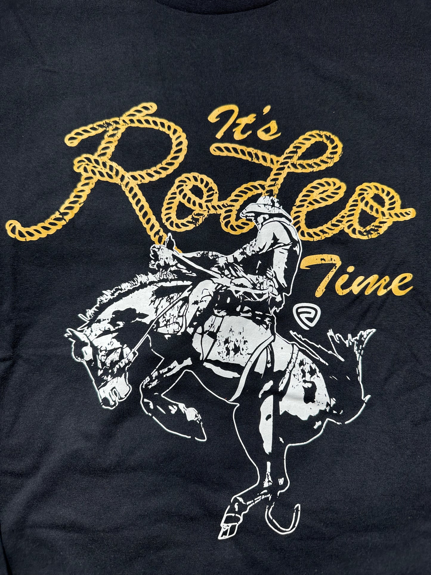 Rock & Roll Women's Black 'It's Rodeo Time' Long Sleeve T-Shirt