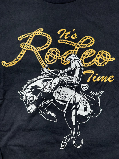 Rock & Roll Women's Black 'It's Rodeo Time' Long Sleeve T-Shirt