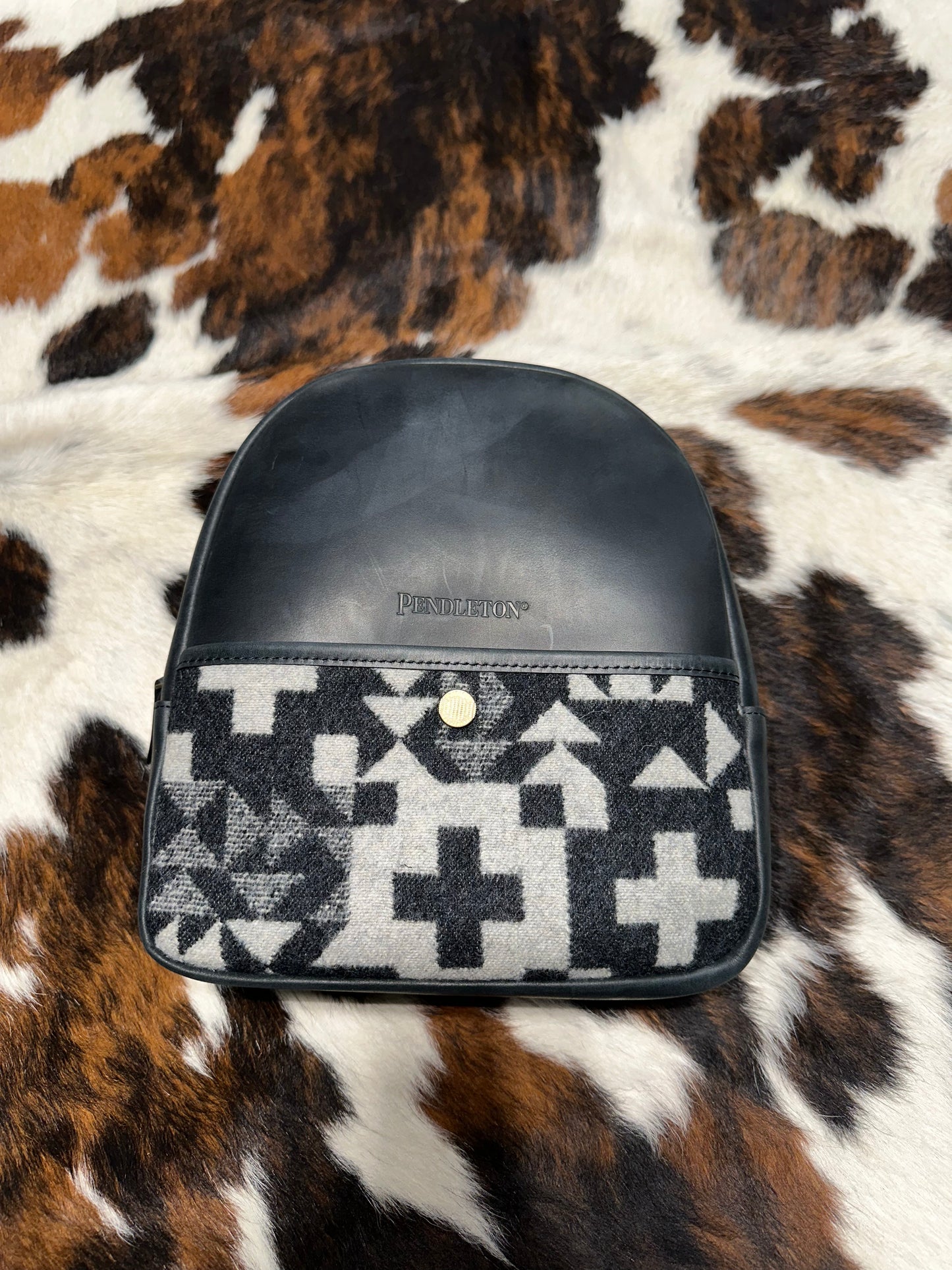 Pendleton Blue Ridge Black Mini Sling Backpack