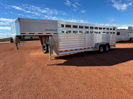2026 EBY Maverick 24' Stock Trailer
