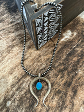 Load image into Gallery viewer, Naja Pendent with Oval Turquoise Pendulum
