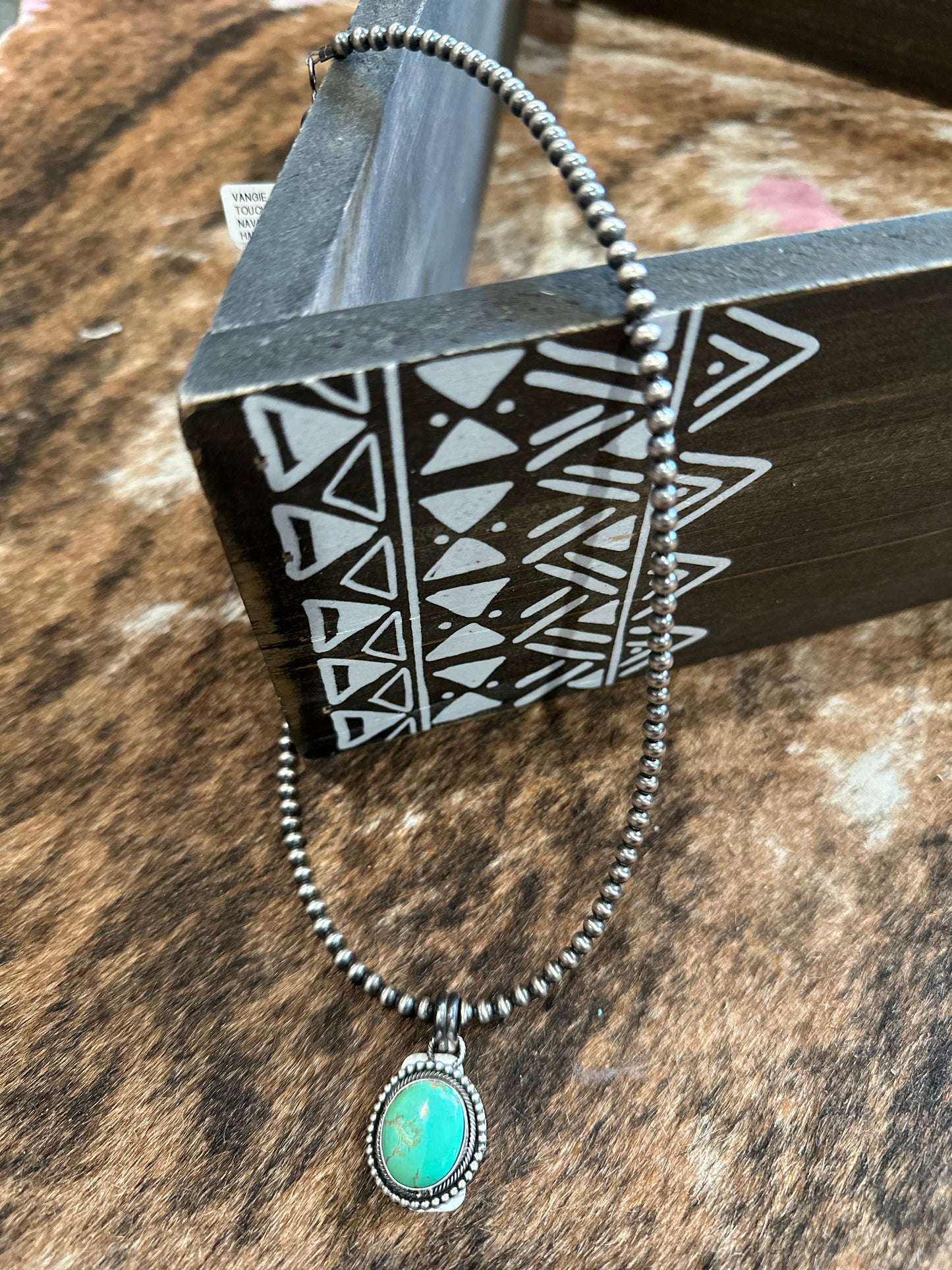 18" Turquoise Drop Necklace