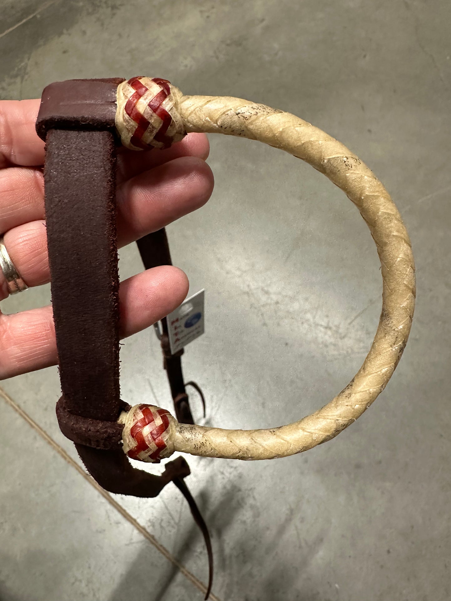 Jerry Beagley Sliding Rawhide One Ear Headstall