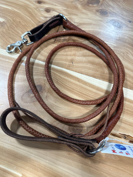 Jerry Beagley Round Braided Leather