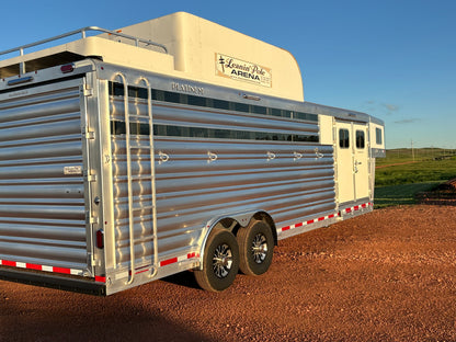 2024 Platinum 5 Horse Trainer/Split Tack Trailer