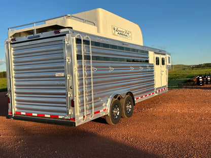 2024 Platinum 5 Horse Trainer/Split Tack Trailer