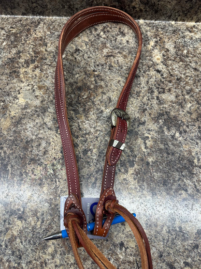 Patrick Smith Split Ear Headstall with Steer Buckles