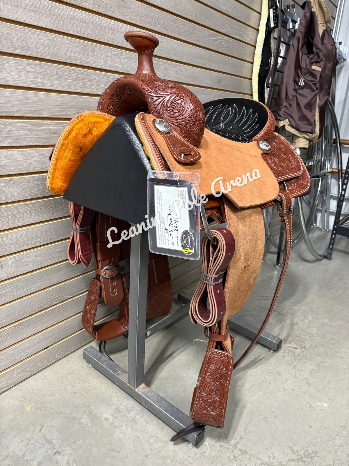 Cactus Trevor Brazile Relentless 15" Team Roper Saddle #8614