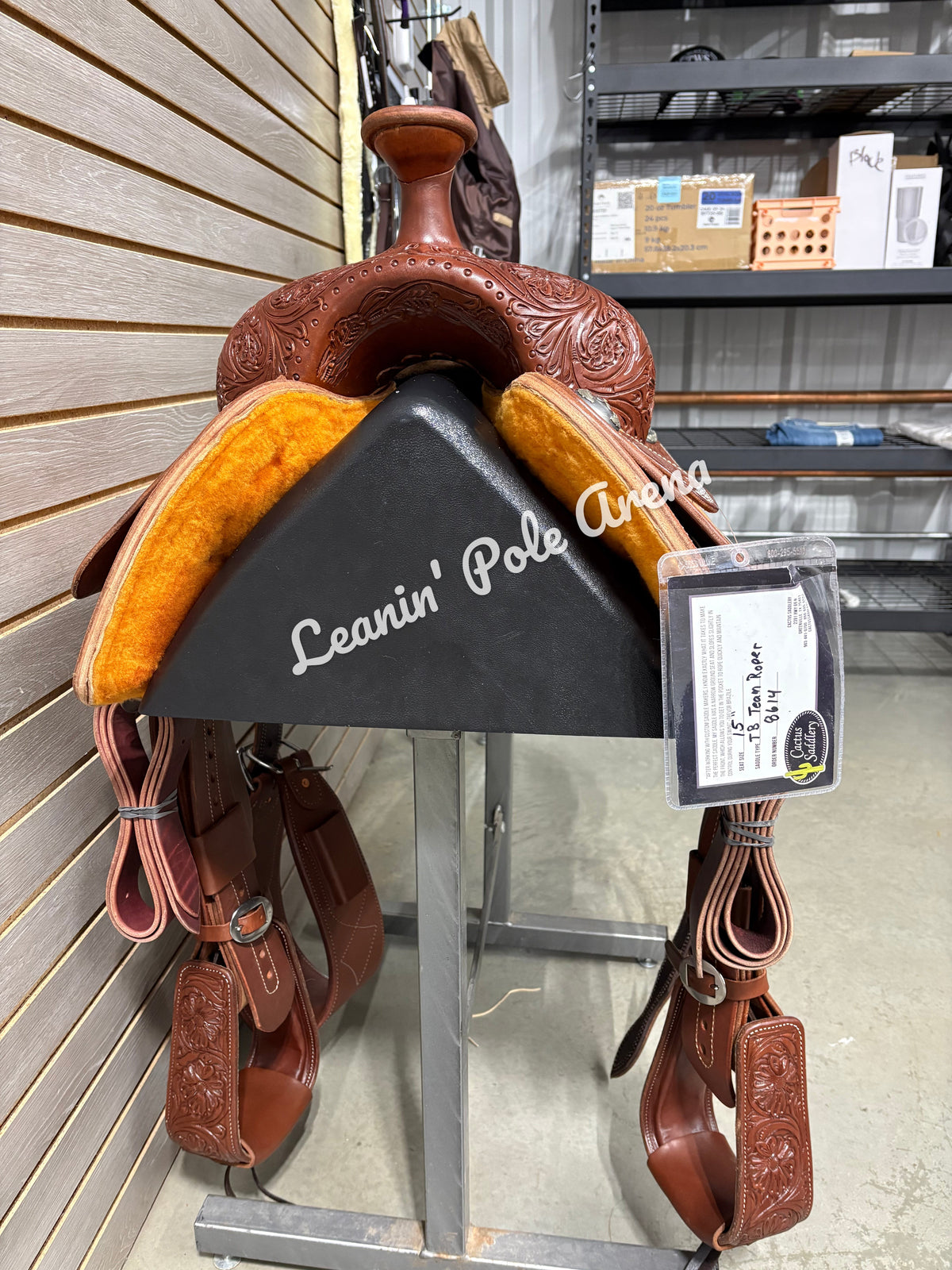 Cactus Trevor Brazile Relentless 15" Team Roper Saddle #8614