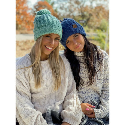 C.C Beanie Chenille Pom Beanie