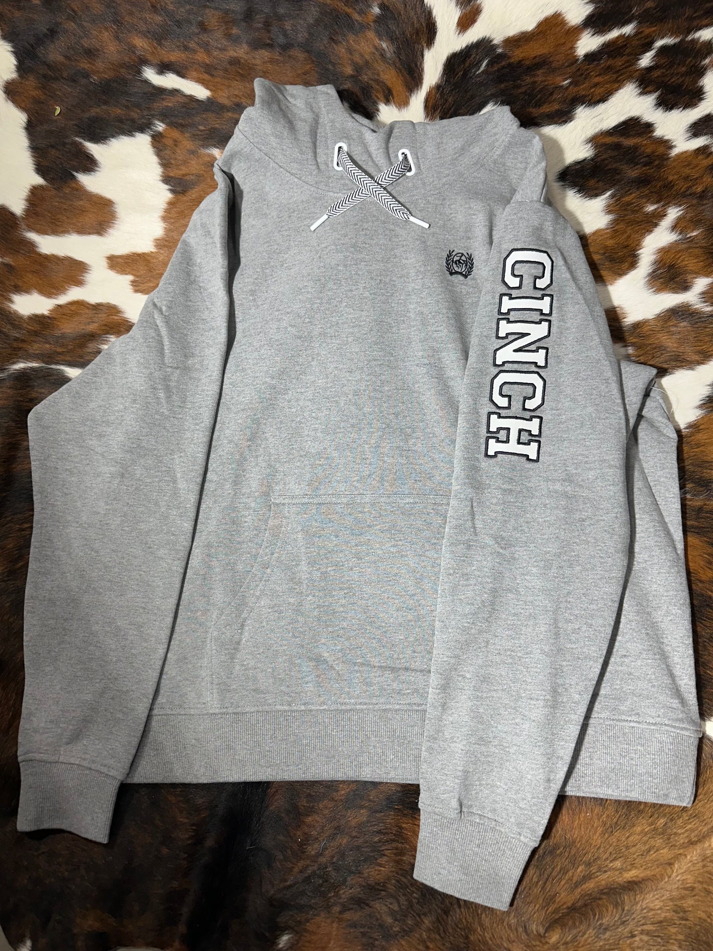 Cinch Women's Gray Logo Hoodie