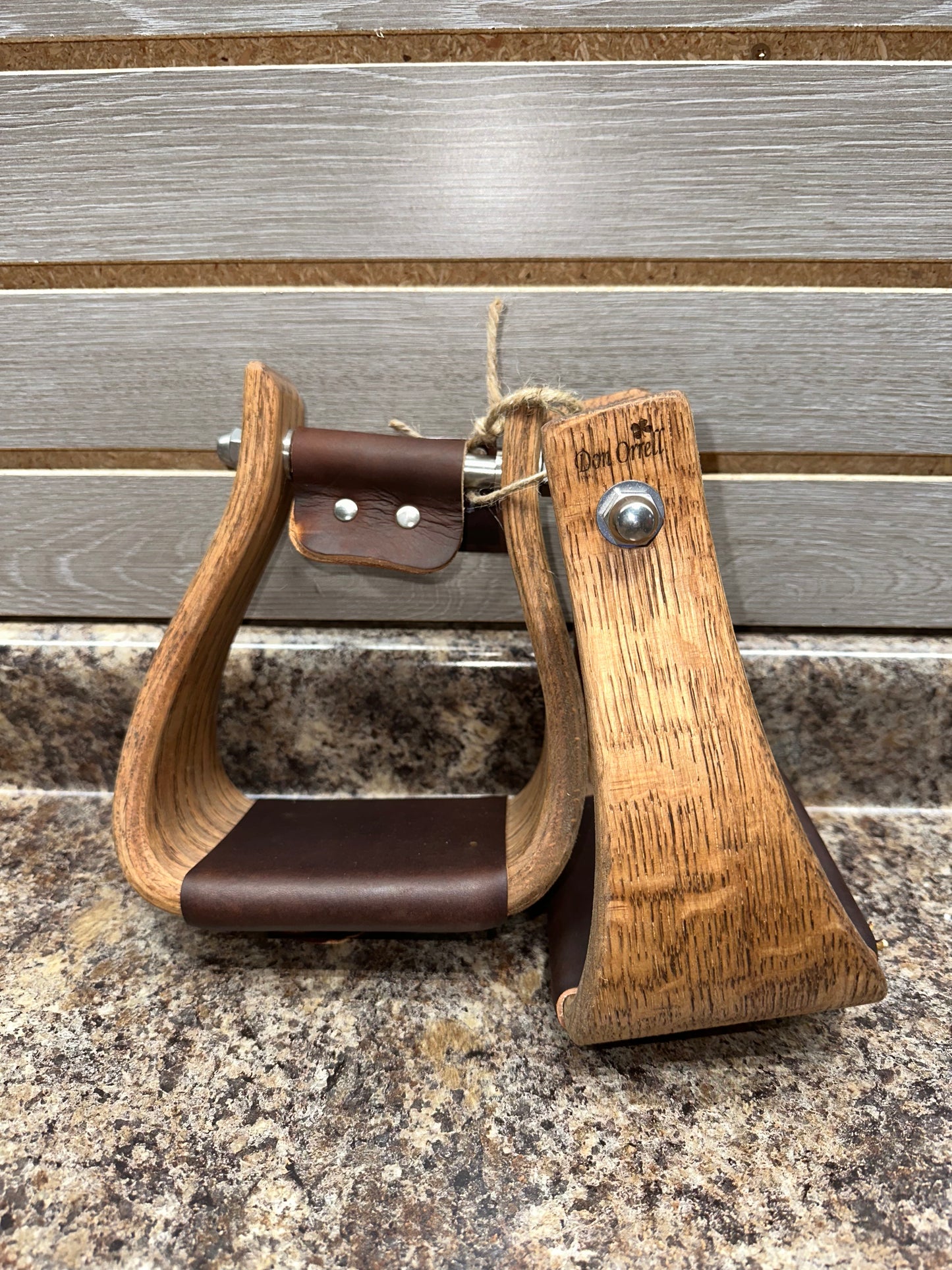 Don Orrell 4" Angled Buckaroo Stirrups