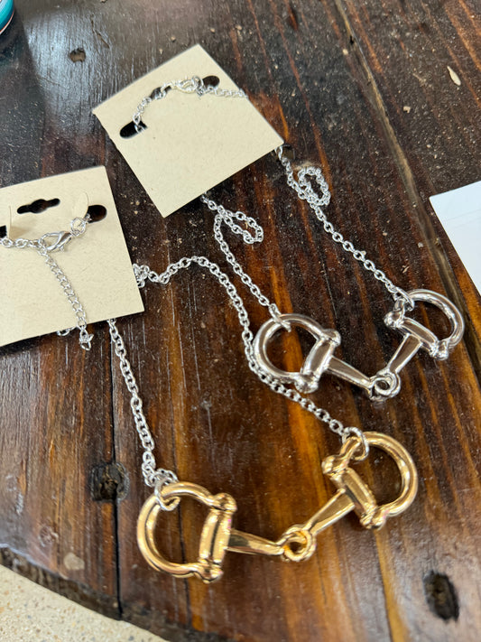RCC Women's Snaffle Bit Necklace