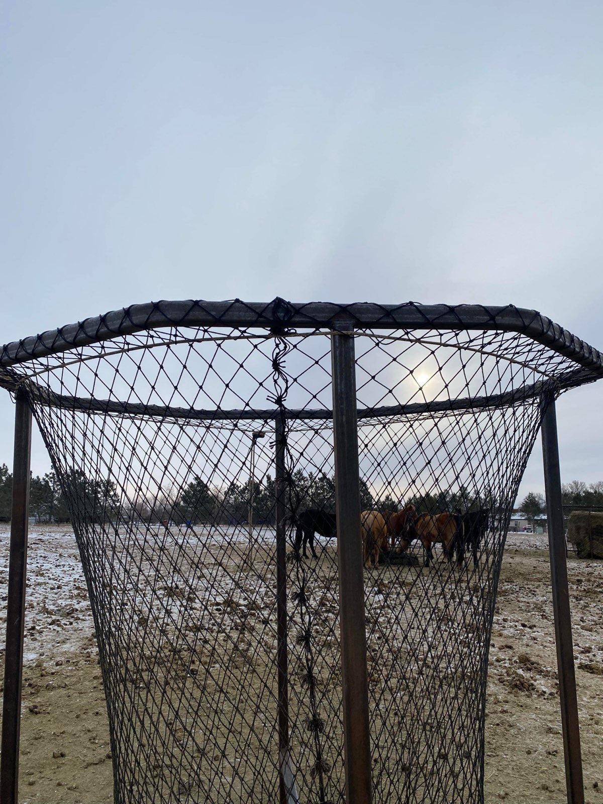 Hay Chix Round Bale Feeder