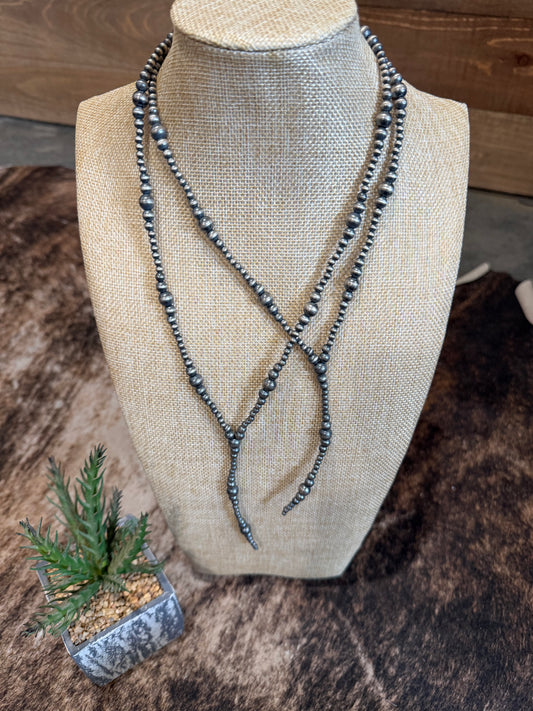 Lariat Pearl Necklace
