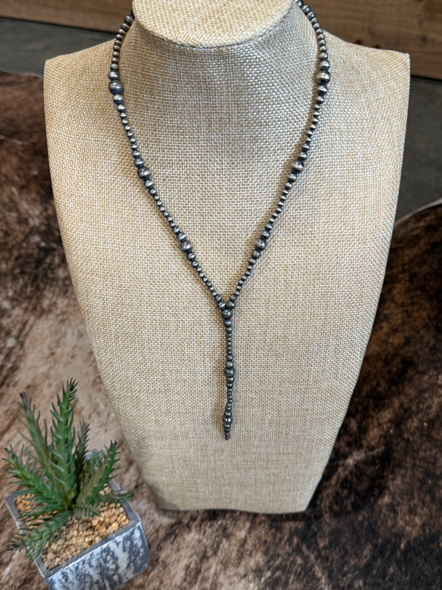 Lariat Pearl Necklace