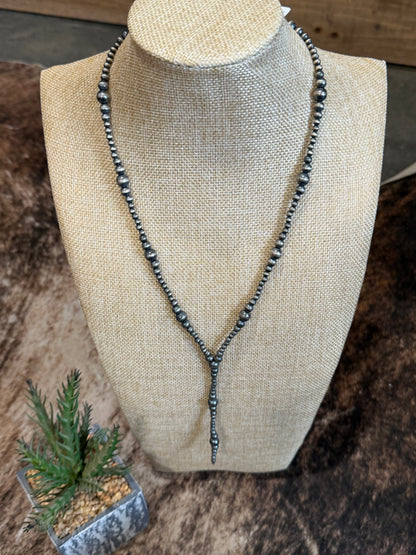Lariat Pearl Necklace