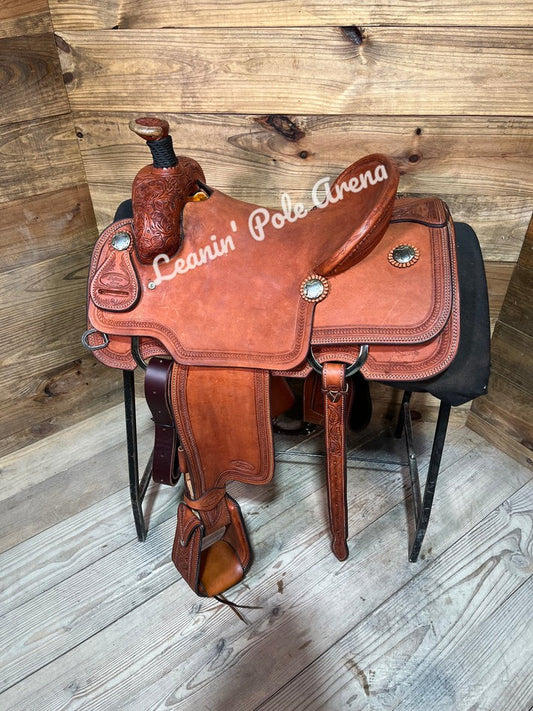 Trent Ward 15" Platinum Roper Saddle