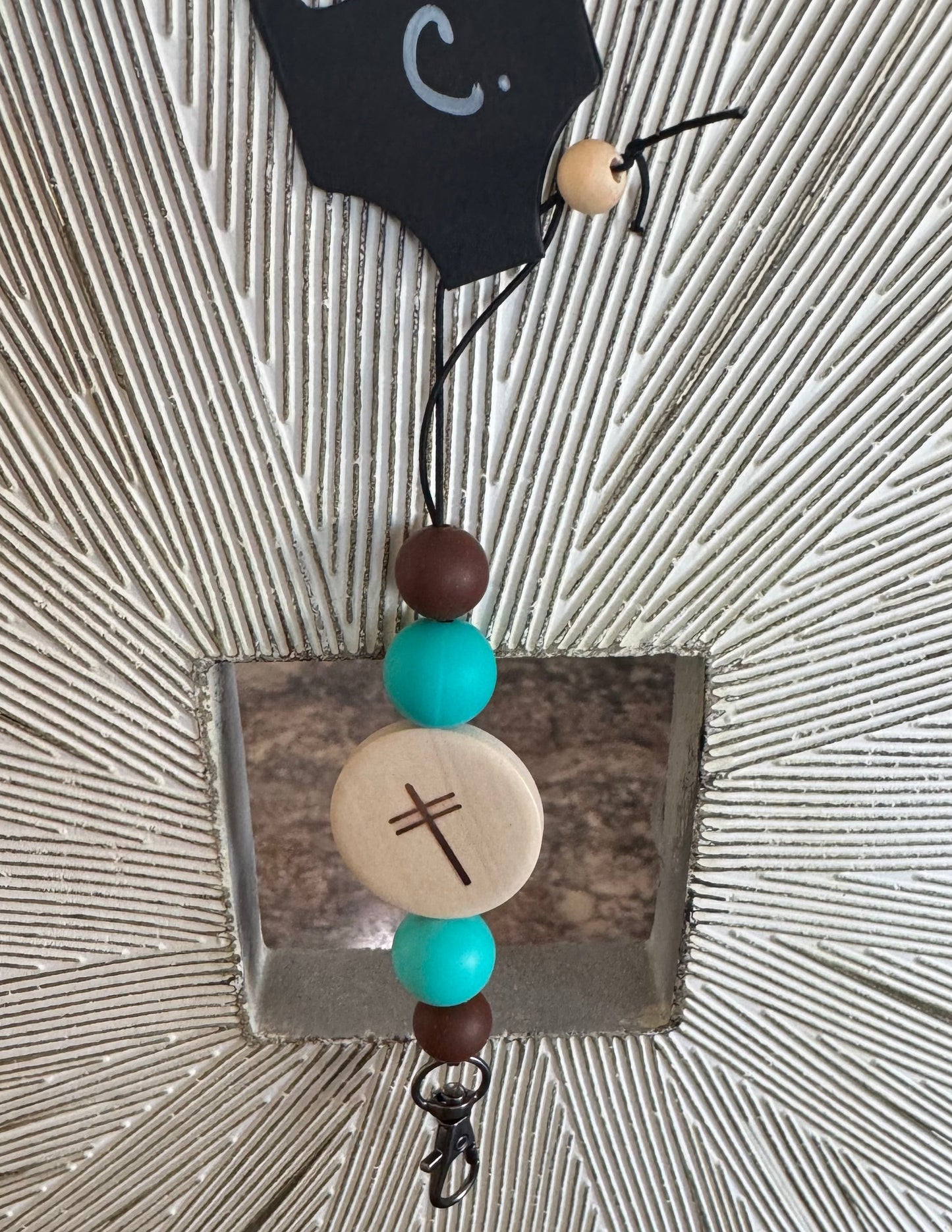 Silicone Bead Car Freshener Holder