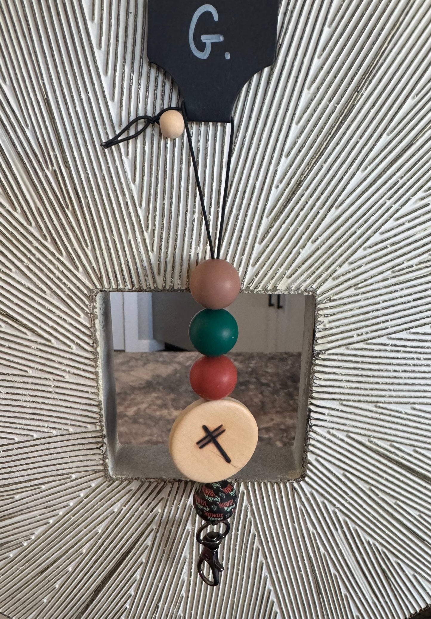 Silicone Bead Car Freshener Holder