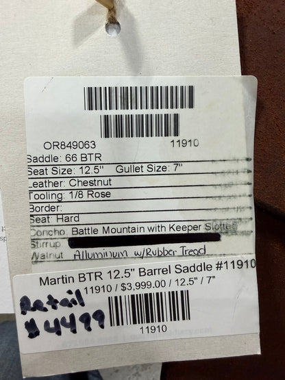 Martin BTR 12.5" Barrel Saddle #11910