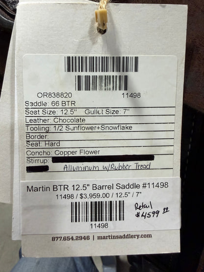 Martin BTR 12.5" Barrel Saddle #11498