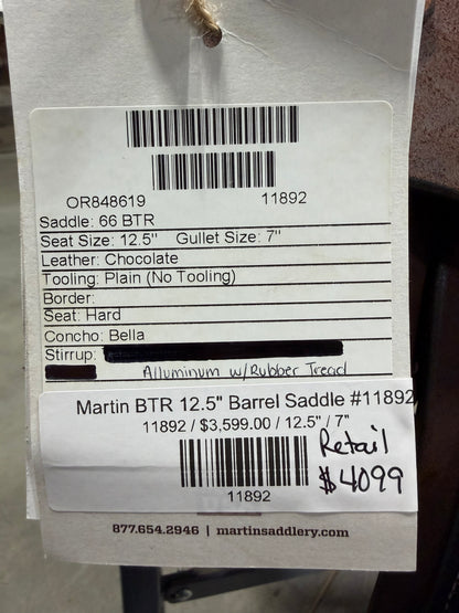Martin BTR 12.5" Barrel Saddle #11892