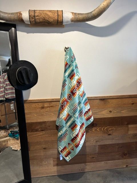 Pendleton Aqua Towel Collection