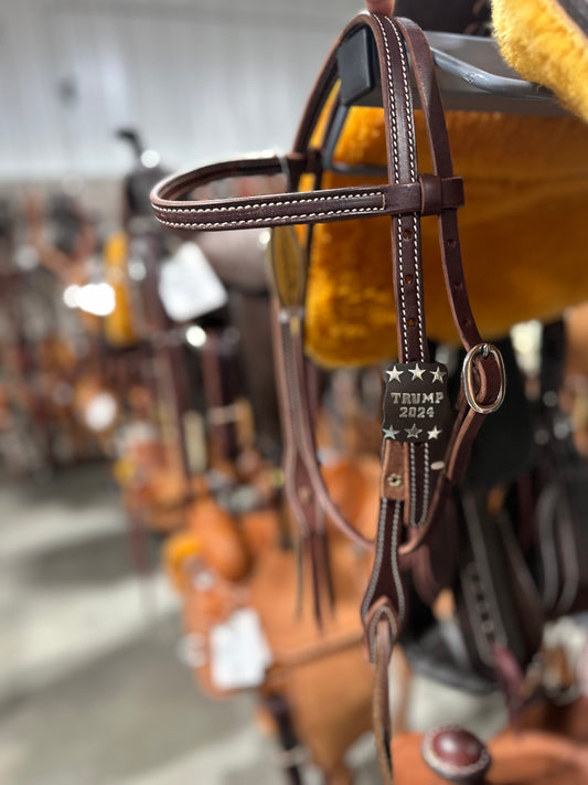 Cowperson Tack "Trump 2024" Headstall