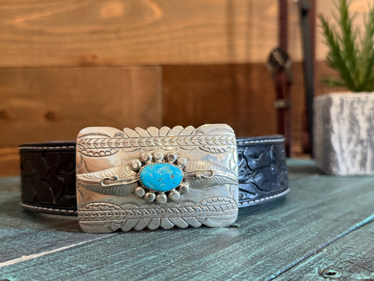 Kingman Turquoise Buckle - Wilbert Musket
