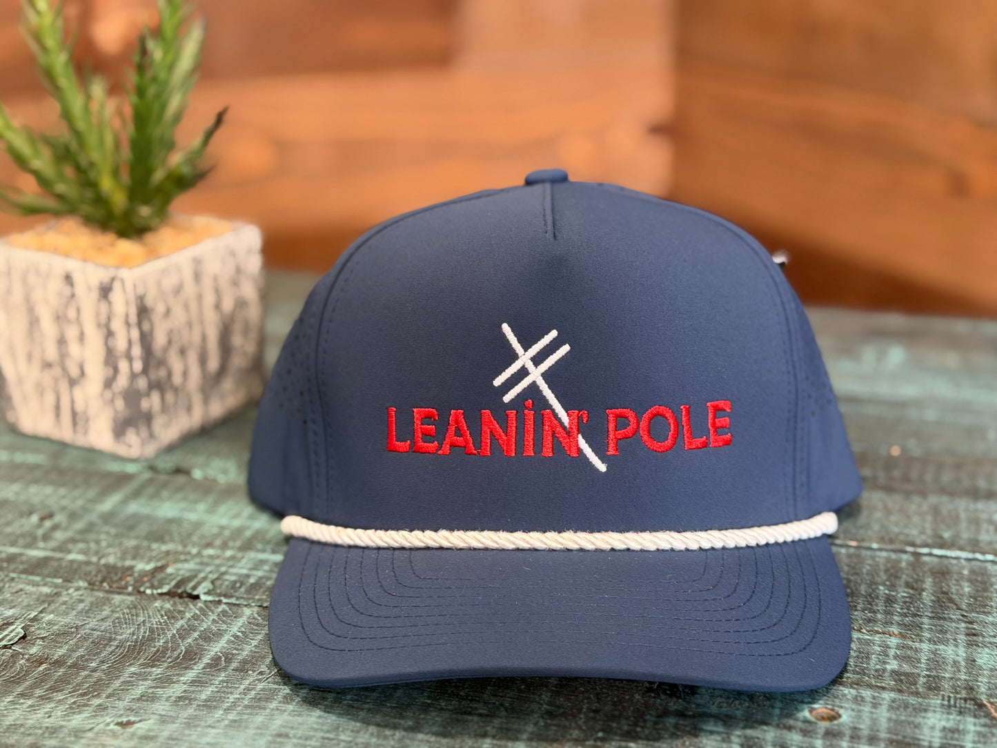 Leanin' Pole Neon Logo Caps