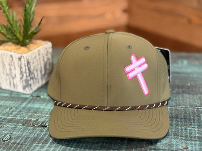Leanin' Pole Neon 3D Puff Caps