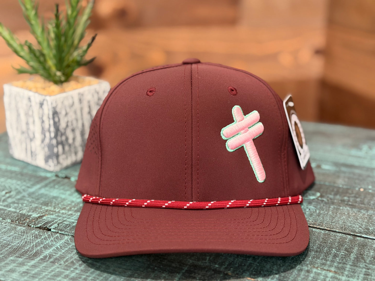 Leanin' Pole Neon 3D Puff Caps