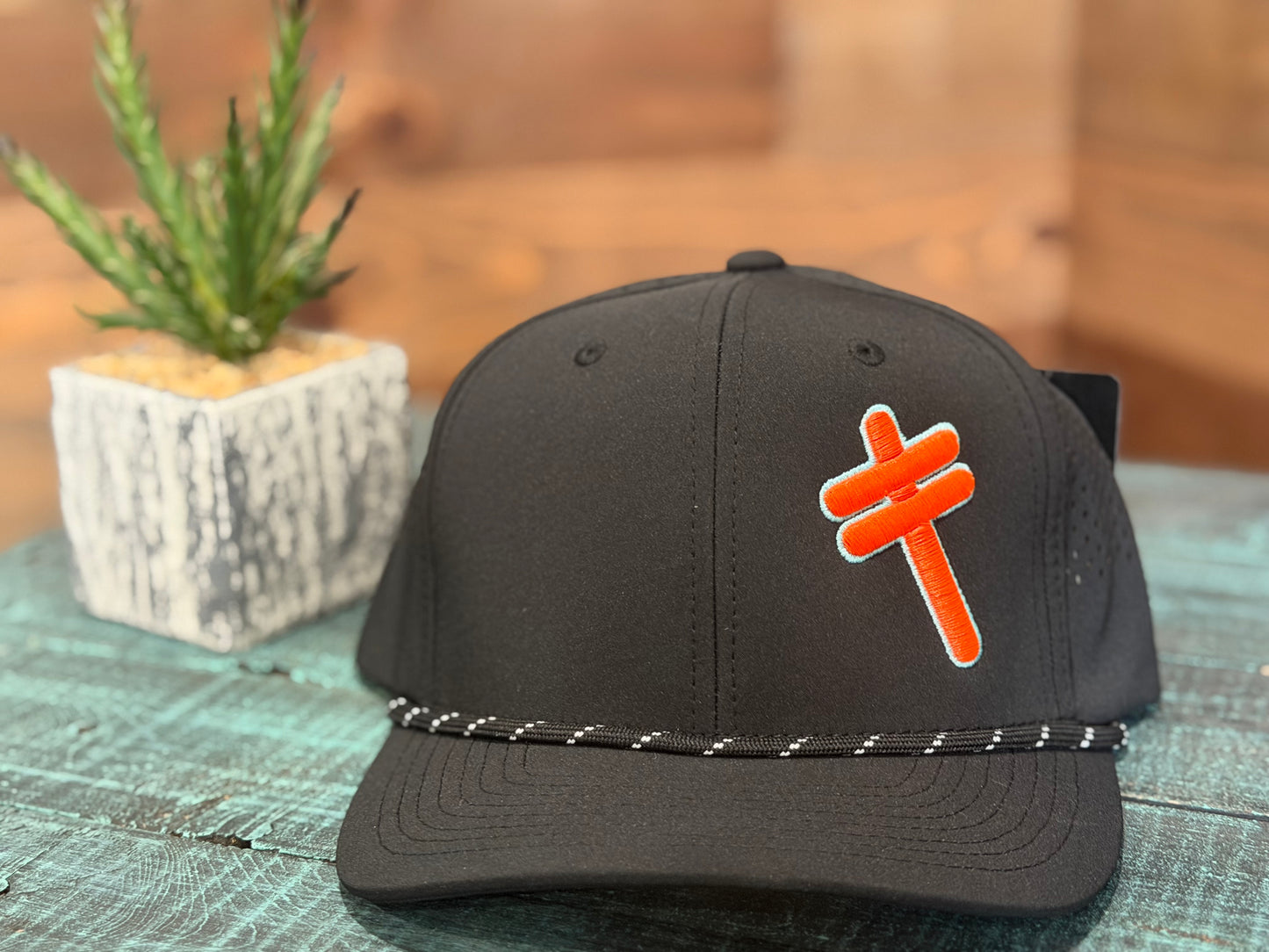 Leanin' Pole Neon 3D Puff Caps