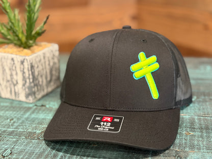 Leanin' Pole Neon 3D Puff Caps