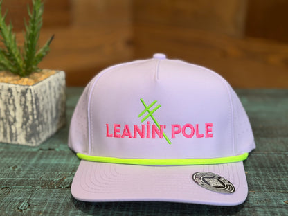 Leanin' Pole Neon Embroidered AnyRope Caps
