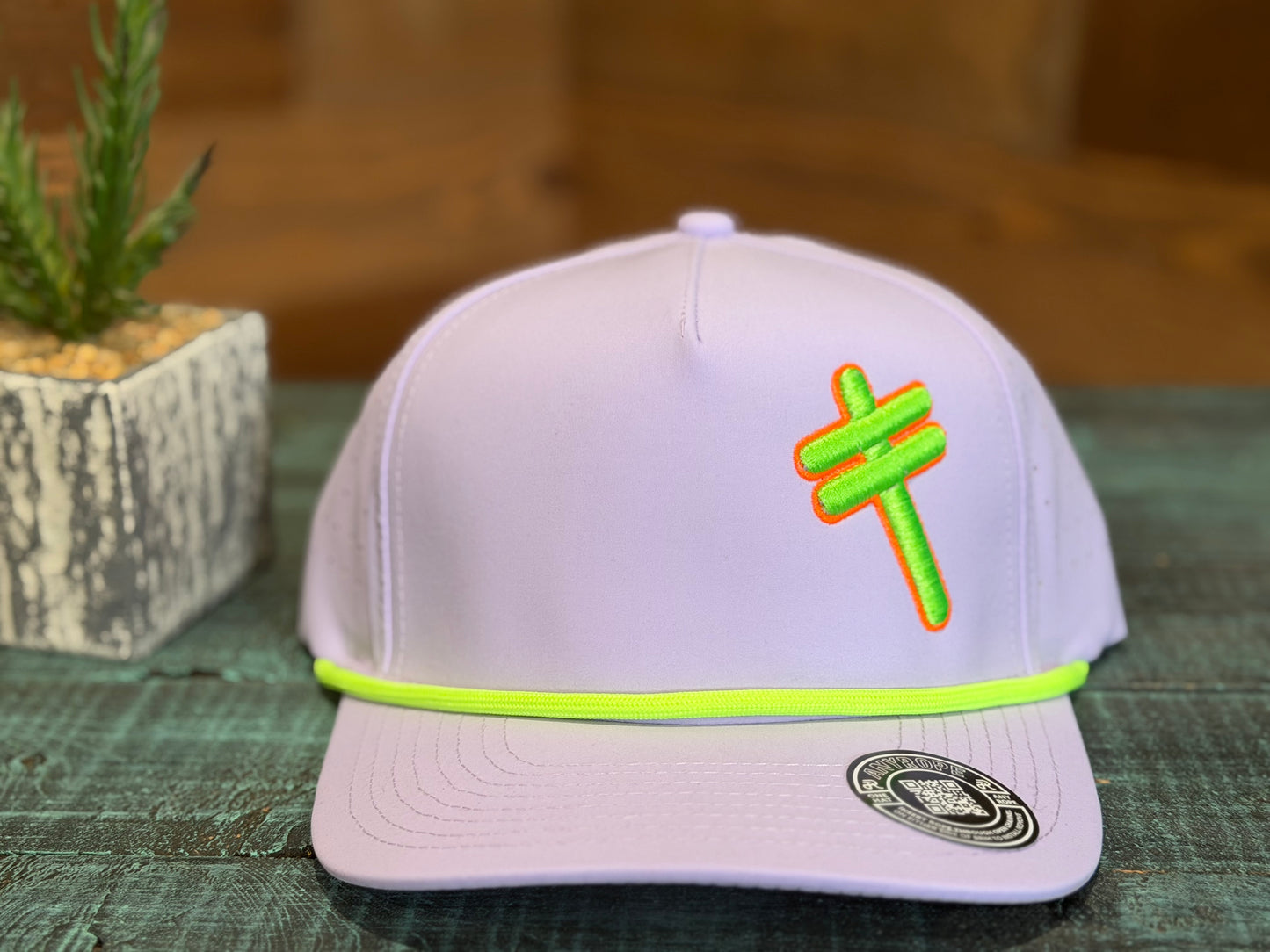 Leanin' Pole Neon 3D Puff AnyRope Caps