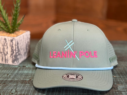 Leanin' Pole Neon Embroidered AnyRope Caps