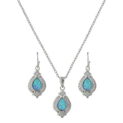 Montana Silversmith Royal Cluster Drop Jewelry Set