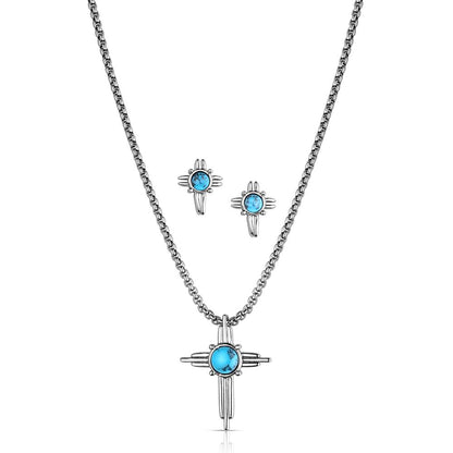 Montana Silversmiths Perfect Peace Cross Jewelry Set