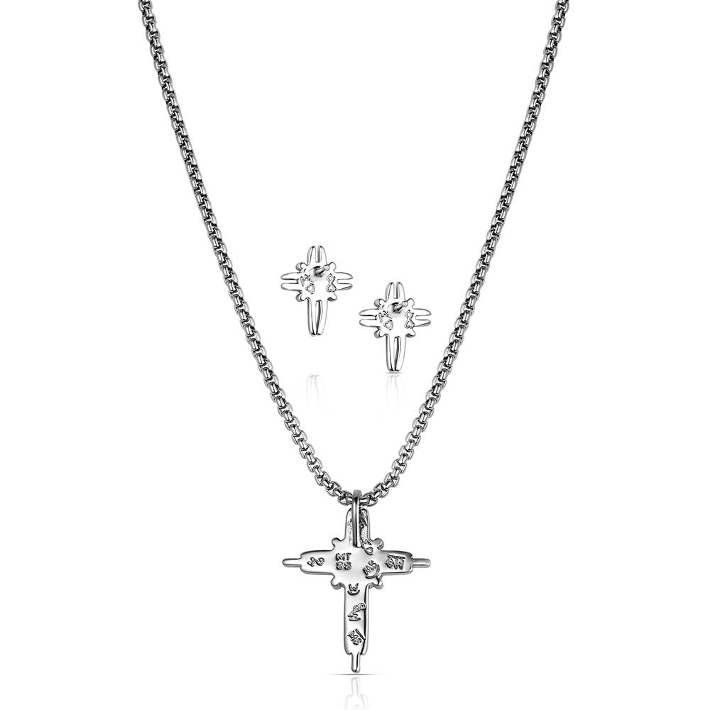 Montana Silversmiths Perfect Peace Cross Jewelry Set