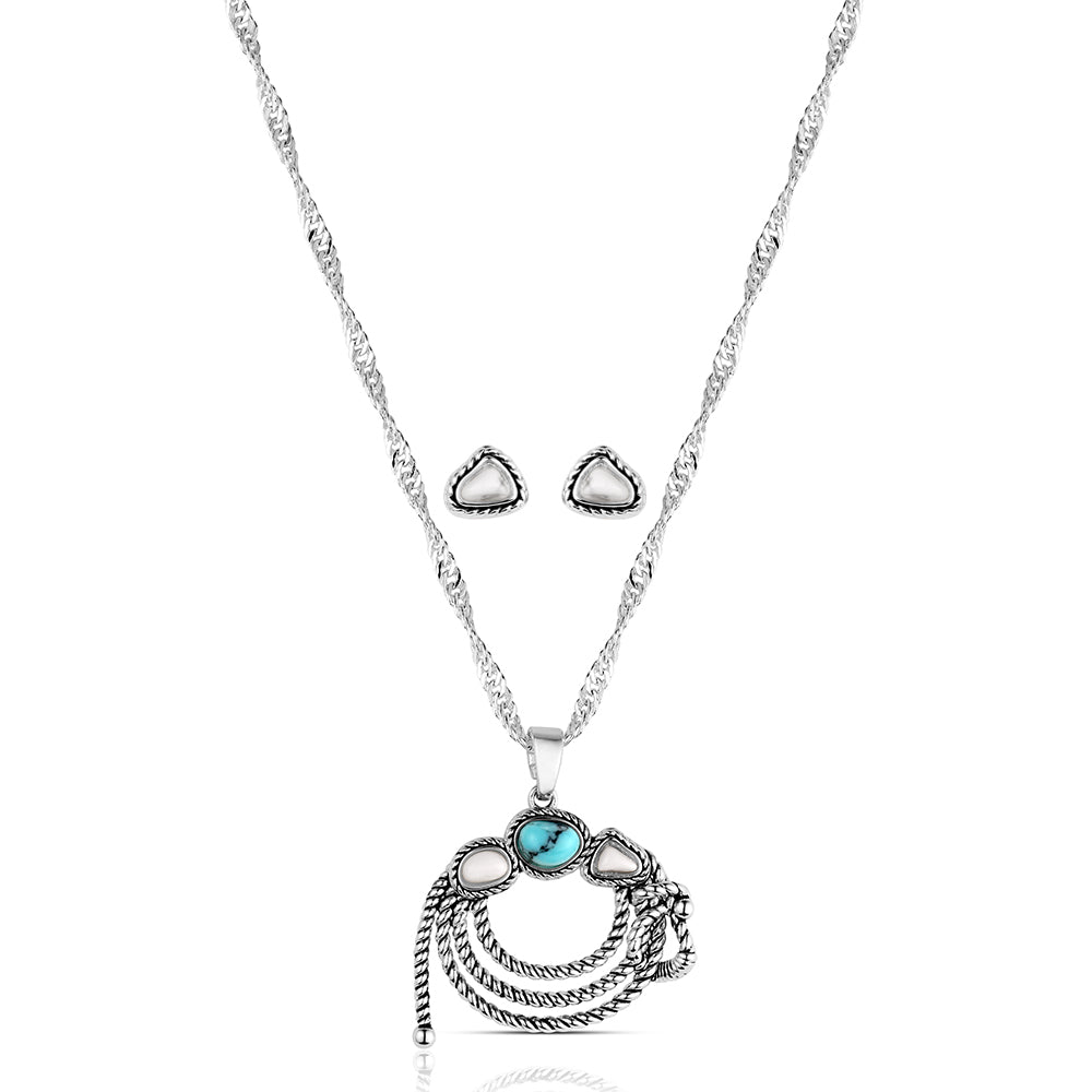 Montana Silversmiths In the Loop Lasso Jewelry Set