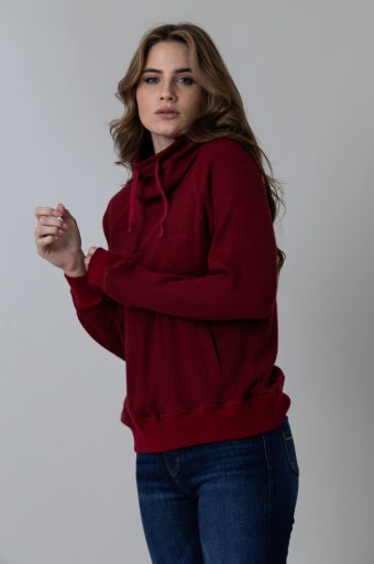 Kimes Ranch Women's Burgundy Laguna Hoodie