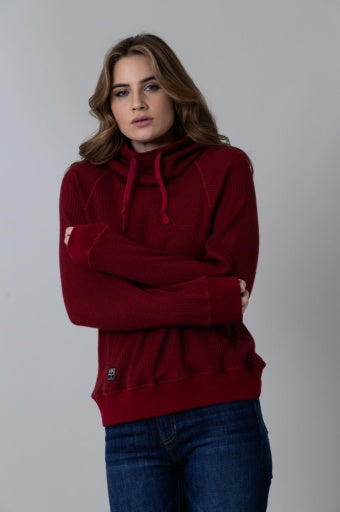 Kimes Ranch Women's Burgundy Laguna Hoodie