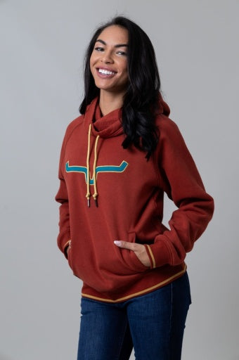 Kimes Ranch Women's Rust Two Scoops Hoodie