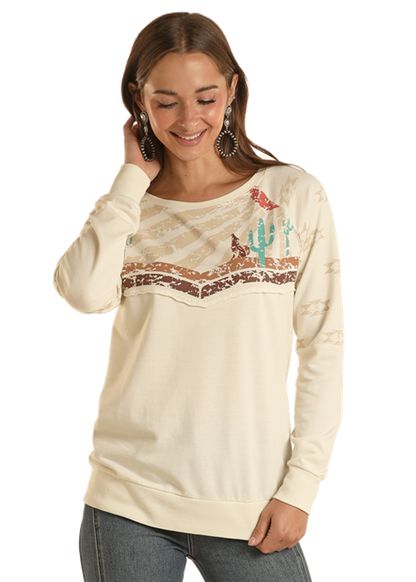 Panhandle Women's Howling at Dusk Long Sleeve T-Shirt