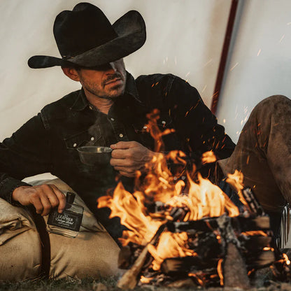 Tru Western Men's No. 4 Leather Vintage Label Cologne