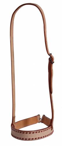 Professional's Choice Noseband - Latigo Buckstitched Roughout