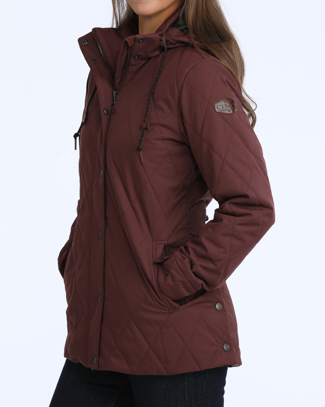 Cinch Women's Purple Quilted Barncoat OW26